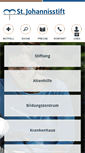 Mobile Screenshot of johannisstift.de
