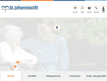 Tablet Screenshot of johannisstift.de